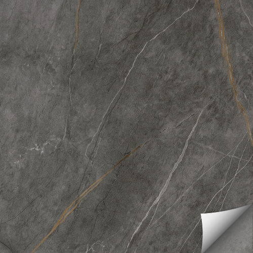 Tamno Sivi Mermer sa Zlatom Samoljepljiva Tapeta