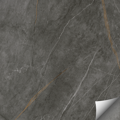 Tamno Sivi Mermer sa Zlatom Samoljepljiva Tapeta 60cmx10m