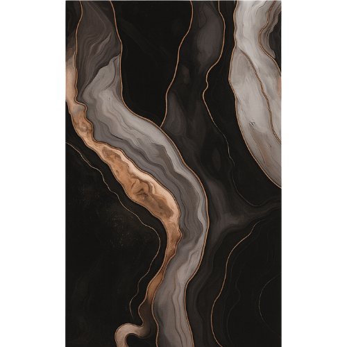 PVC Panel Luksuzni Crni Mermer