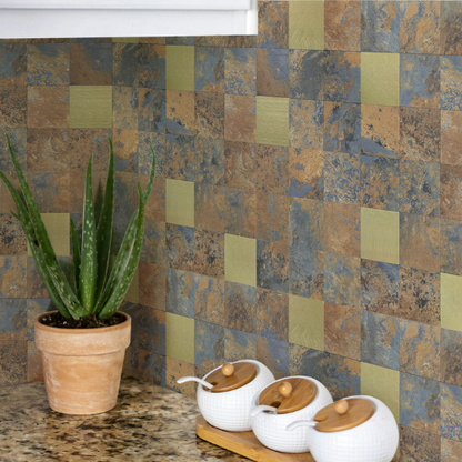 Mozaik Smeđe-Zlatni