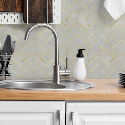 Riblja kost Krem-Zlatni