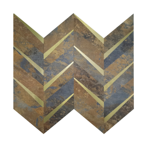 Riblja kost Braon-Zlatni