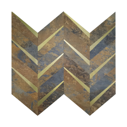 Riblja kost Braon-Zlatni