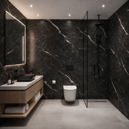 PVC Panel Crni Mermer 122cmx280cm