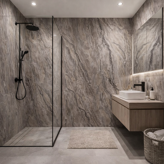 PVC Panel Smeđi Mermer 122cmx280cm