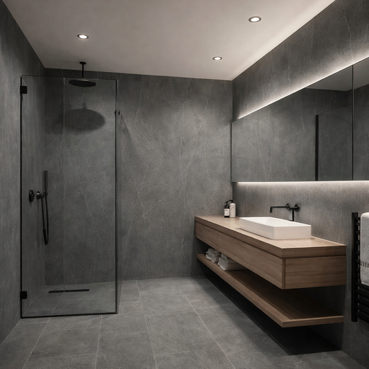 PVC Panel Sivi Kamen 122cmx280cm