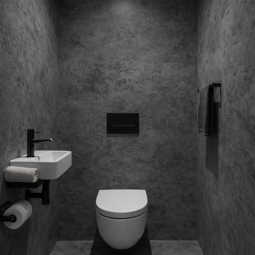 Tamno Sivi Cement Samoljepljive Tapete 60cmx10m