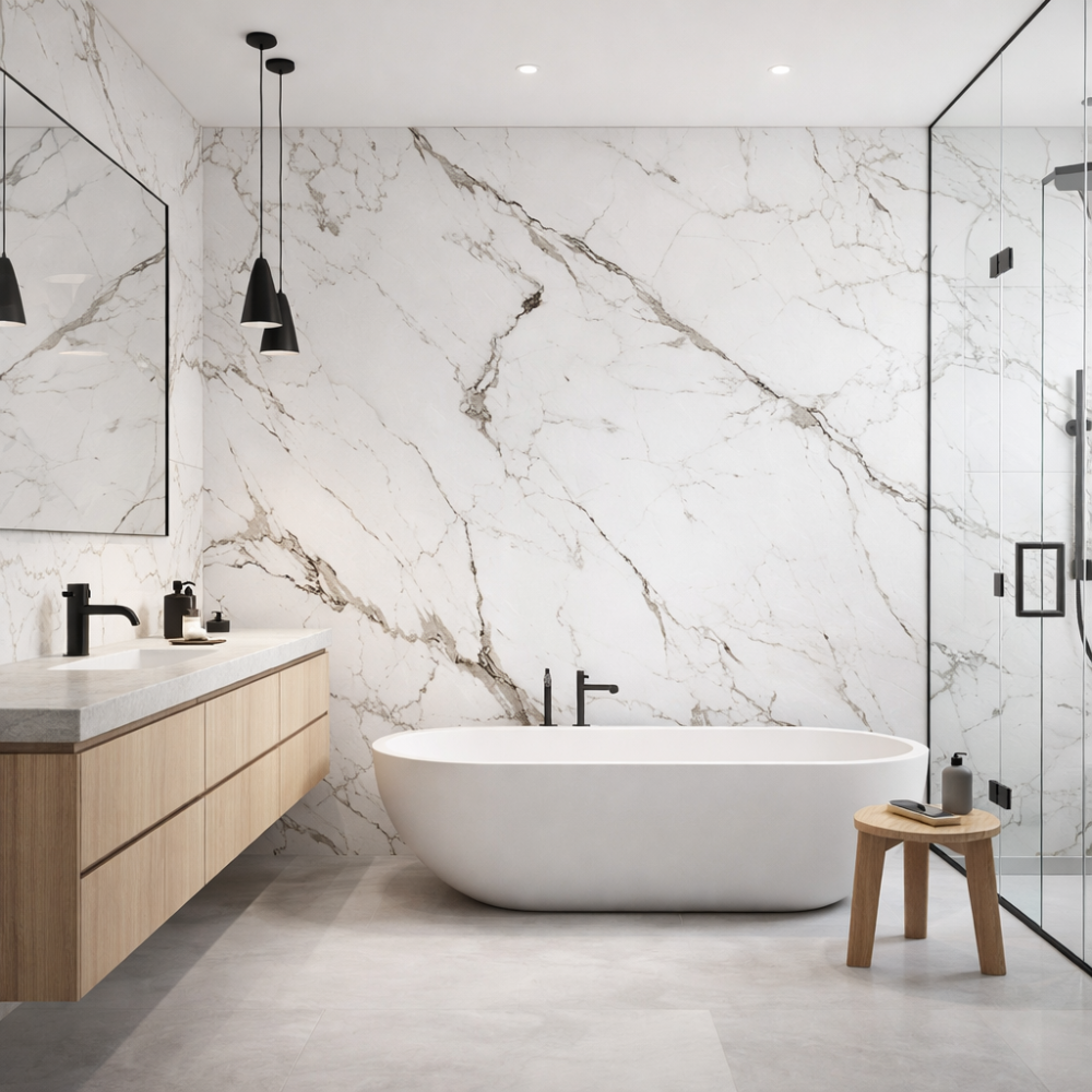 PVC Panel Bijeli Mermer 122cmx280cm